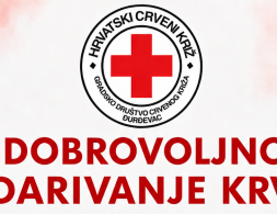 DOBROVOLJNO DARIVANJE KRVI, UTORAK, 8. RUJNA 2026.