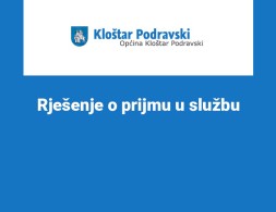Rješenje o prijmu u službu