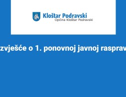 Izvješće o 1. ponovnoj javnoj raspravi