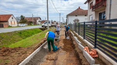 DOVRŠENA PJEŠAČKA STAZA U ULICI KRALJA TOMISLAVA - FAZA I.