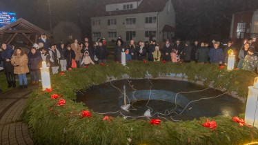 Upaljena treća adventska svijeća u Kloštru Podravskom.