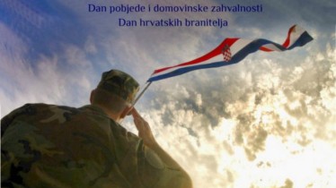 ČESTITKA ZA DAN POBJEDE I DOMOVINSKE ZAHVALNOSTI  I DAN HRVATSKIH BRANITELJA