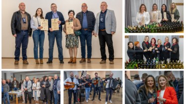 Dražen Martinčević sa svojim bijelim pinotom osvojio titulu šampiona tradicionalne izložbe vina u Kloštru Podravskom