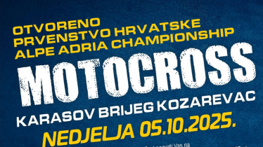 NAJAVA OTVORENOG PRVENSTVA HRVATSKE:  MOTOCROSS, KARASOV BRIJEG U KOZAREVCU