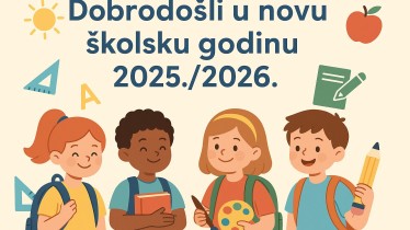 ČESTITKA ZA POČETAK NOVE ŠKOLSKE GODINE