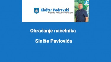Obraćanje načelnika Siniše Pavlovića