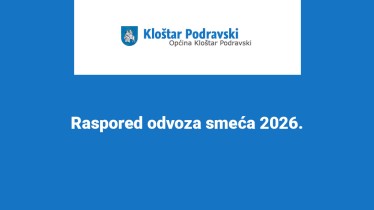 Raspored odvoza smeća 2026.