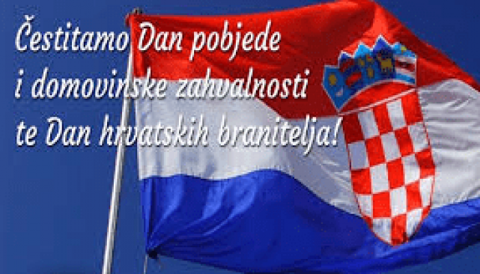 Općinski načelnik Pavlović upućuje čestitke povodom obilježavanja Dana pobjede i domovinske zahvalnosti i Dana branitelja