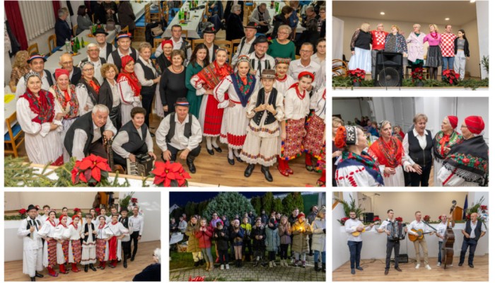 FOTO U Kloštru Podravskom upaljena prva adventska svijeća i održan predivni susret folklora