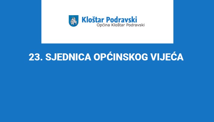 23. Sjednica Općinskog vijeća